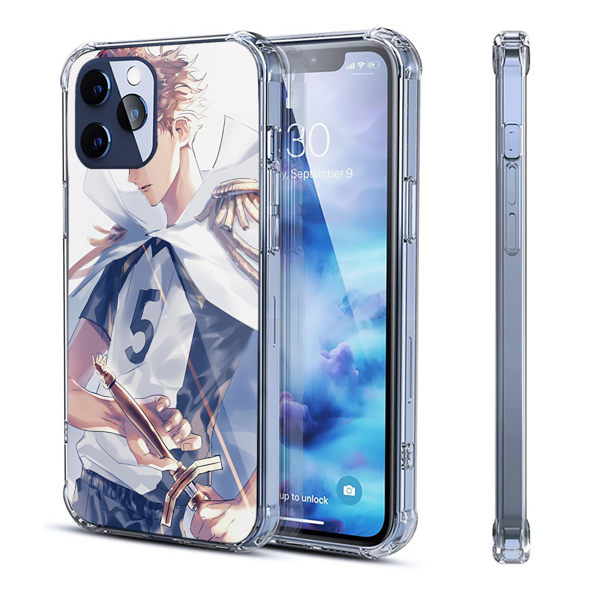 （画像用） ハイキュー!! Haikyu!! 【iPhone 12シリーズ対応】透明スマホケース（クリアソフトケース）